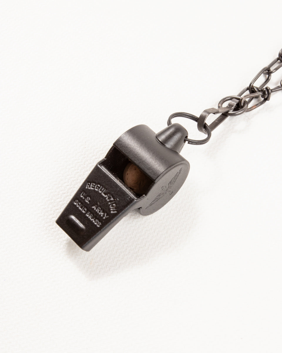 The Real McCoy's Aviator Whistle - Black Paint - Standard & Strange