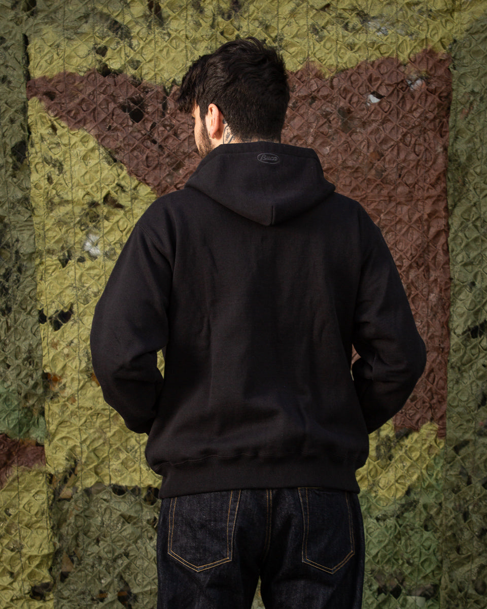 The Real McCoy's Buco F/Z Parka Sweatshirt - Black - Standard & Strange