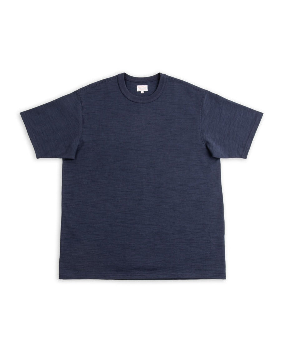 The Real McCoy's Heavy Cotton Slub Jersey - Navy - Standard & Strange