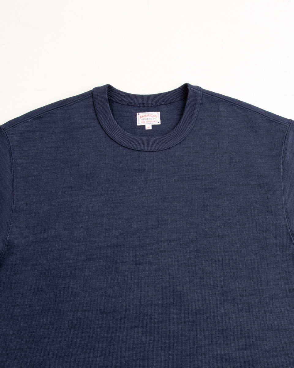 The Real McCoy's Heavy Cotton Slub Jersey - Navy - Standard & Strange