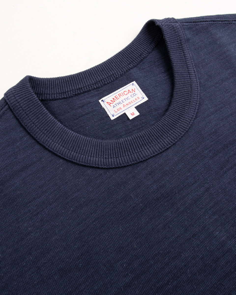 The Real McCoy's Heavy Cotton Slub Jersey - Navy - Standard & Strange