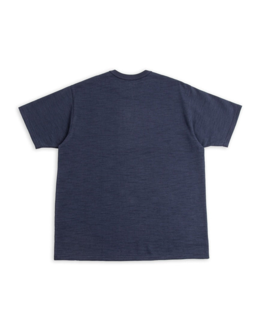 The Real McCoy's Heavy Cotton Slub Jersey - Navy - Standard & Strange