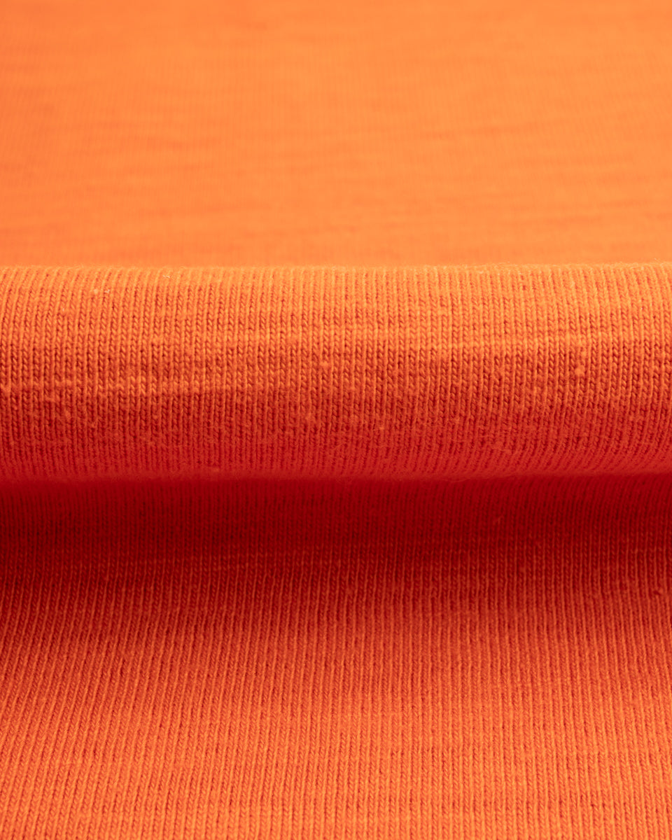 The Real McCoy's Heavy Cotton Slub Jersey - Tangerine - Standard & Strange