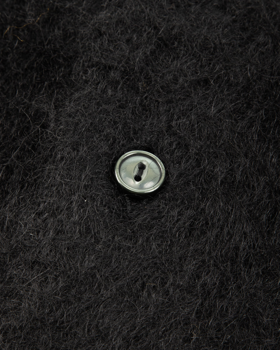 The Real McCoy's Joe McCoy Mohair Cardigan - Black - Standard & Strange