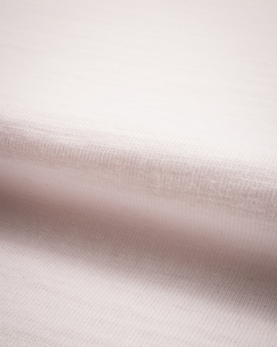 The Real McCoy's Athletic L/S T-Shirt / Loop-Wheel - White - Standard & Strange