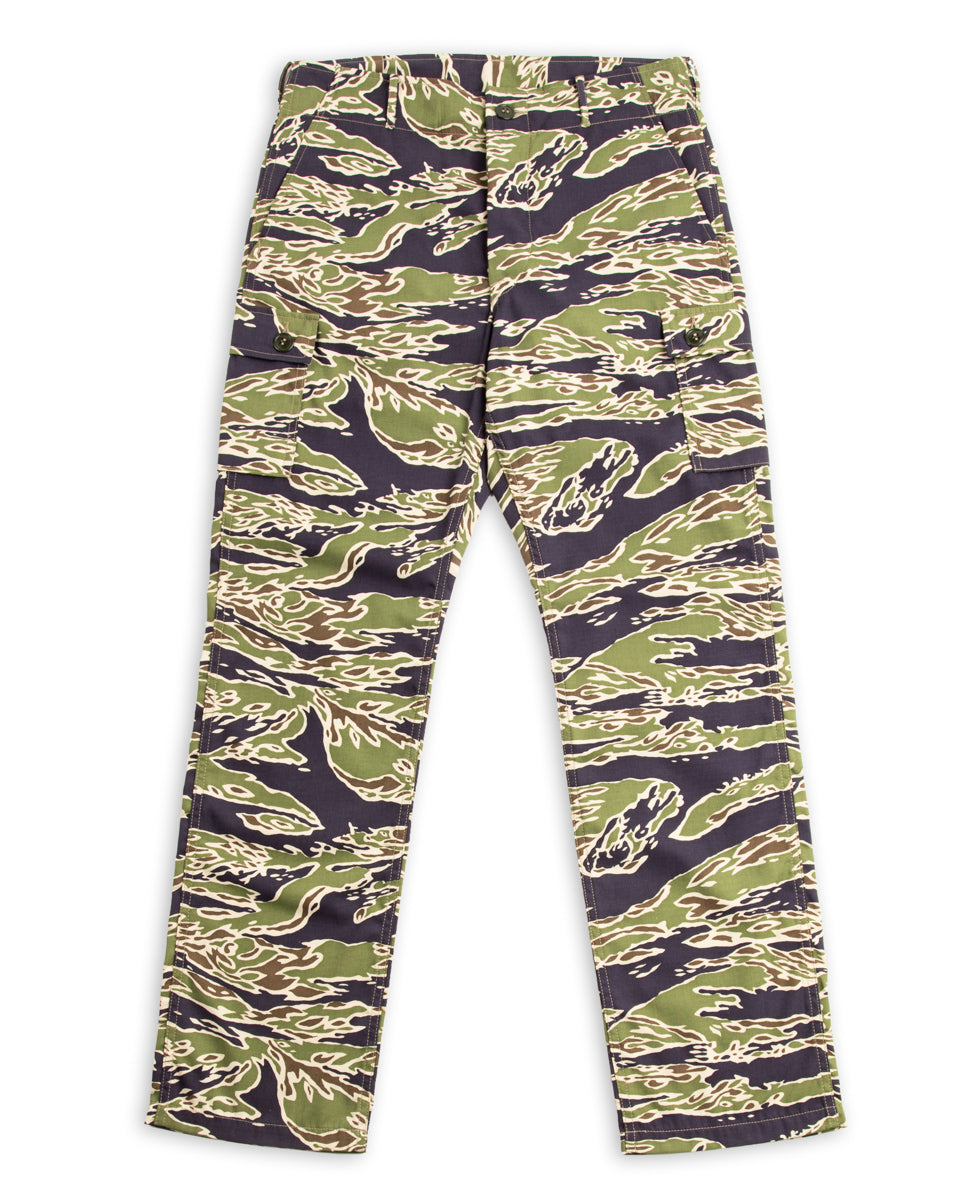 The Real McCoy's Tiger Camouflage Trousers - Late War Green - Standard & Strange