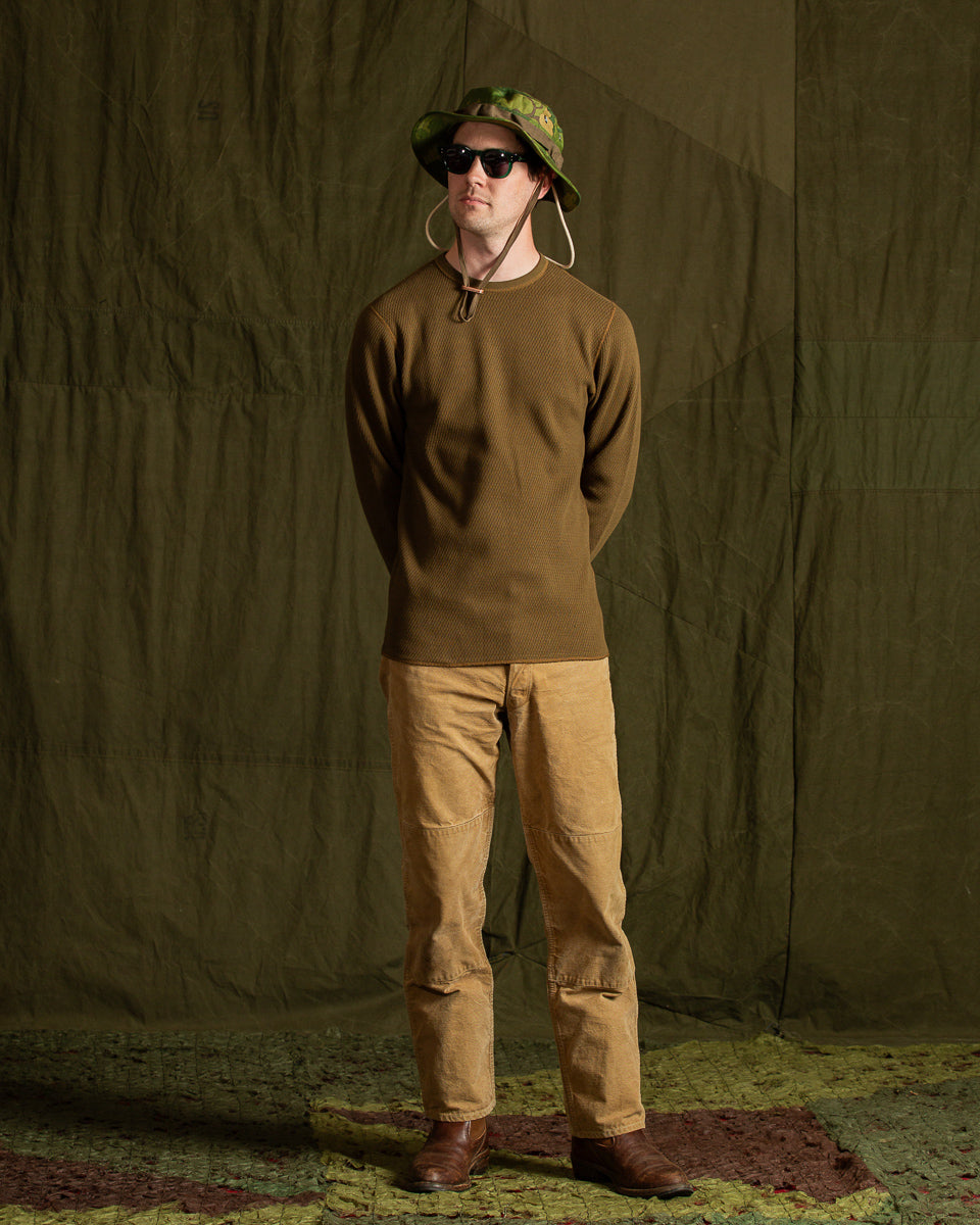 The Real McCoy's U.S. Army Military Thermal Shirt - Olive - Standard & Strange