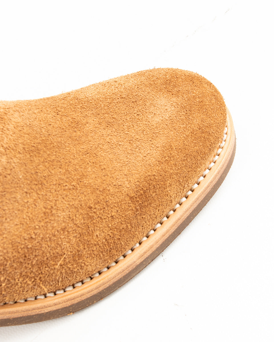 Rolling Dub Trio Griffin Engineer Boot - Dark Beige Suede - Standard & Strange