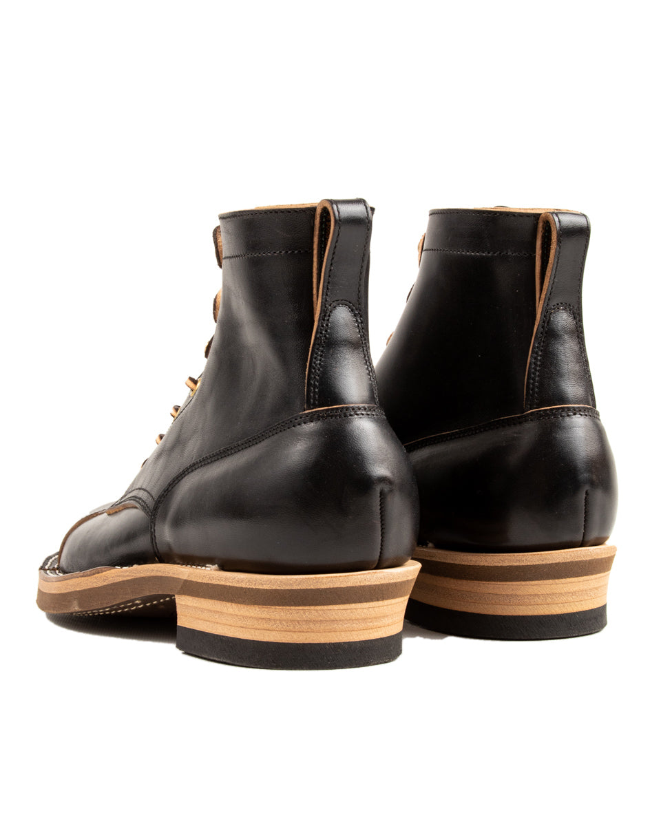 Rolling Dub Trio Roots 6" Boot - Black Horsebutt - Standard & Strange