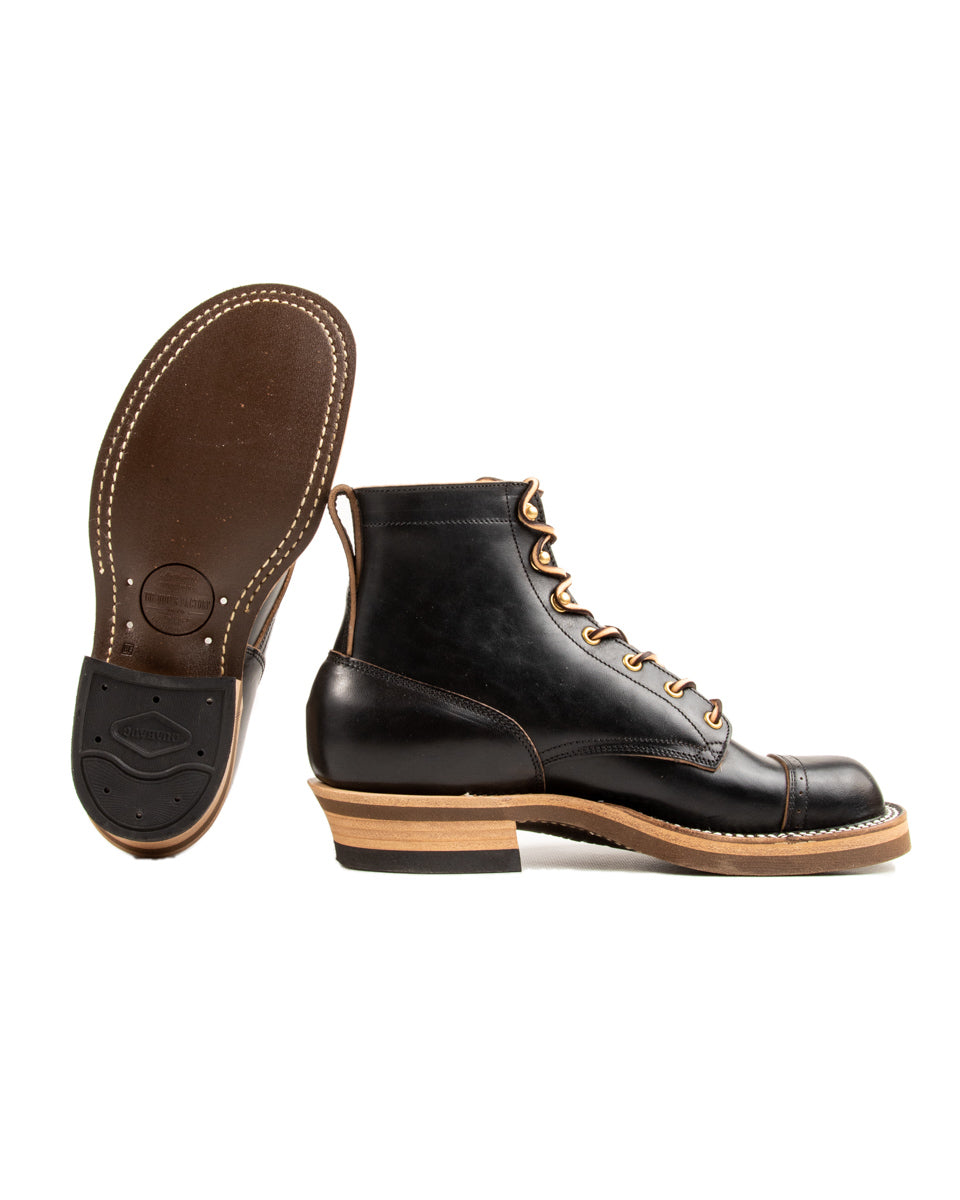 Rolling Dub Trio Roots 6" Boot - Black Horsebutt - Standard & Strange