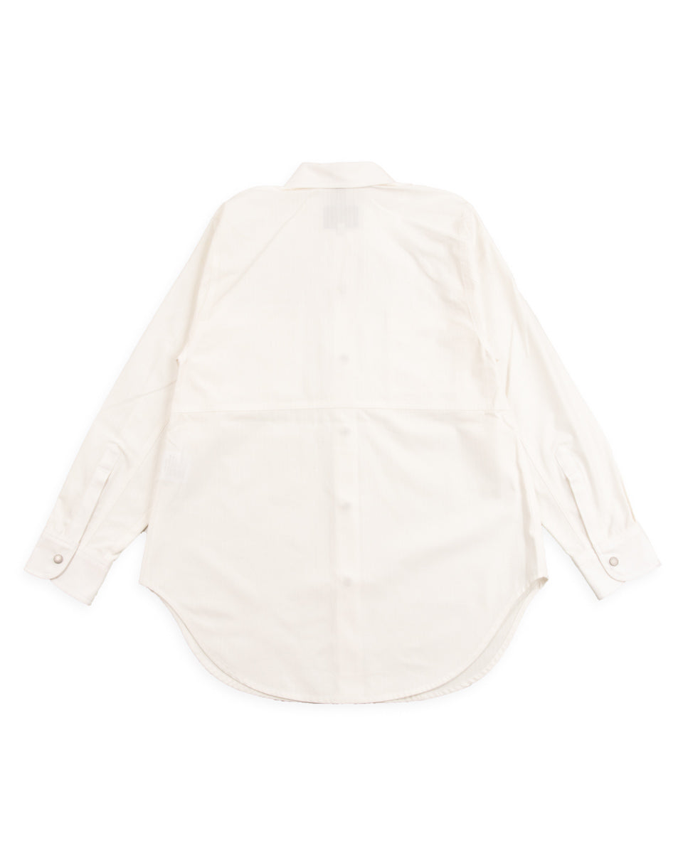 W'Menswear Crew Shirt - Off-White - Standard & Strange