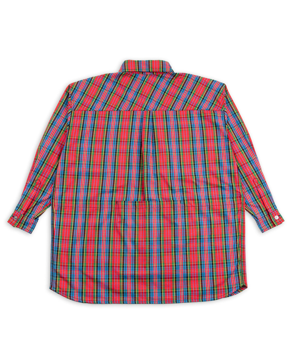 W'Menswear Mechanical Aid Shirt - Red Check - Standard & Strange