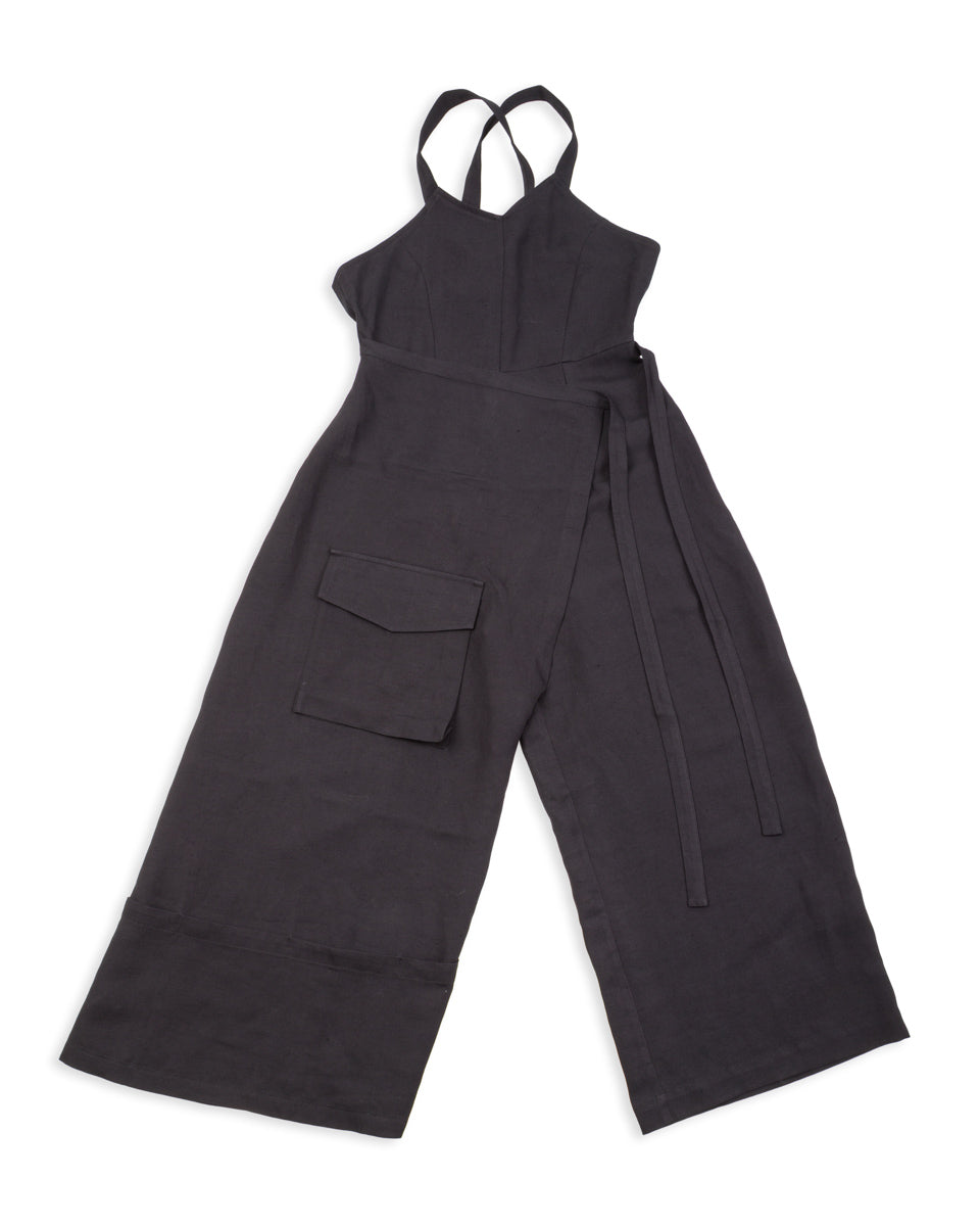 W'Menswear Wrap Coverall - Black - Standard & Strange
