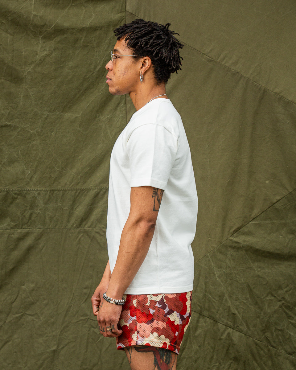 Wonder Looper Double Heavyweight Crewneck T-shirt - White - Standard & Strange