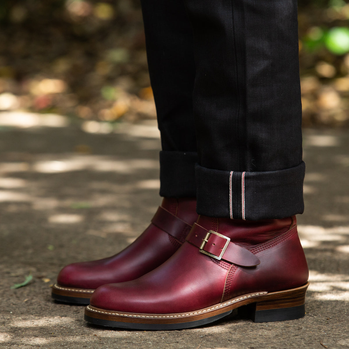 John Lofgren Wabash Engineer Boots - Burgundy CXL - Standard & Strange