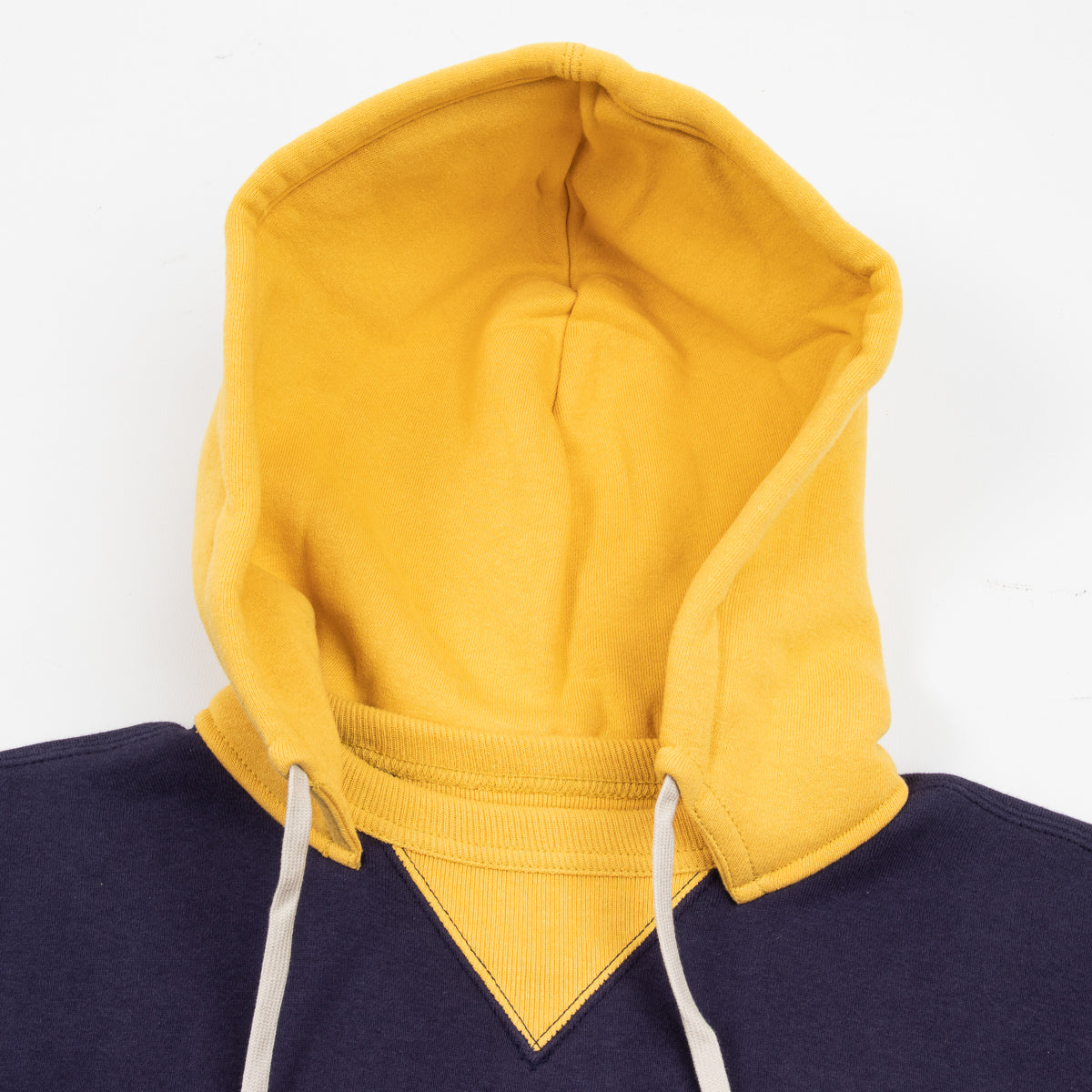 The Real McCoy's Loopwheel After Hooded Parka - Blue/Yellow - Standard & Strange