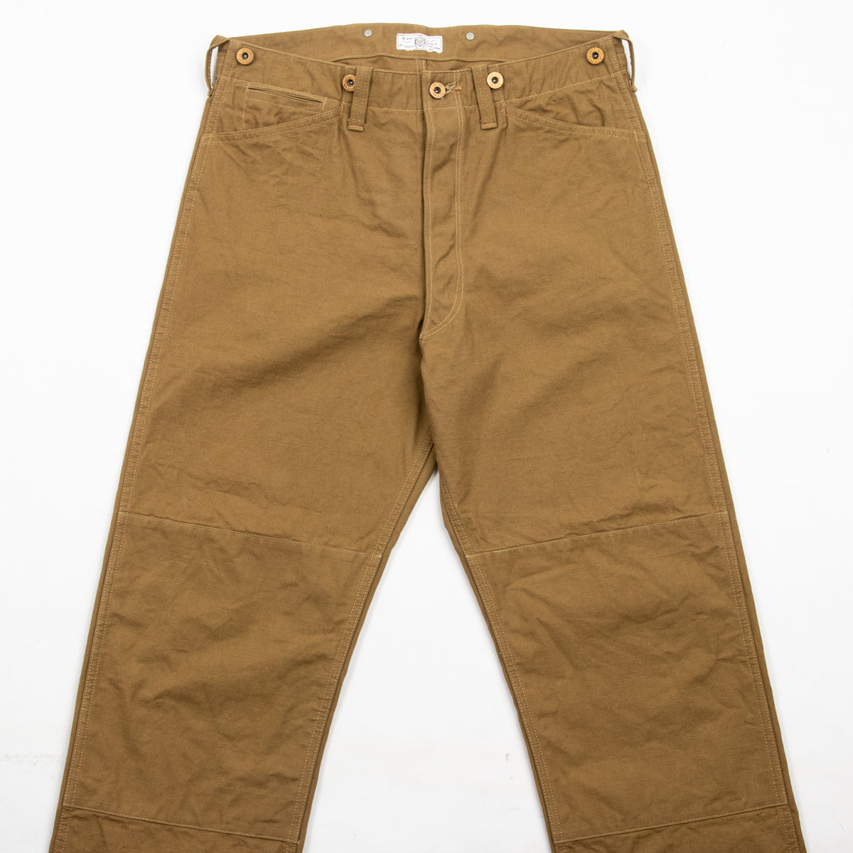 Ooe Yofukuten The Boss Pants - 12.5oz Khaki Selvedge Duck - Standard & Strange