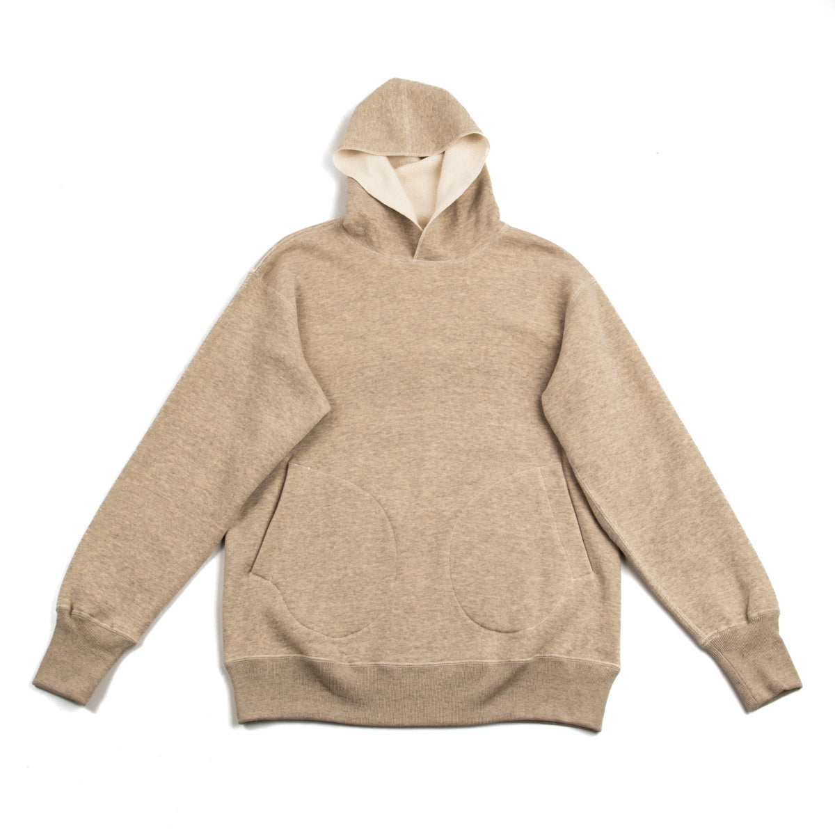 The Real McCoy's Boxing Glove Pocket Hooded Sweatshirt - Oatmeal - Standard & Strange