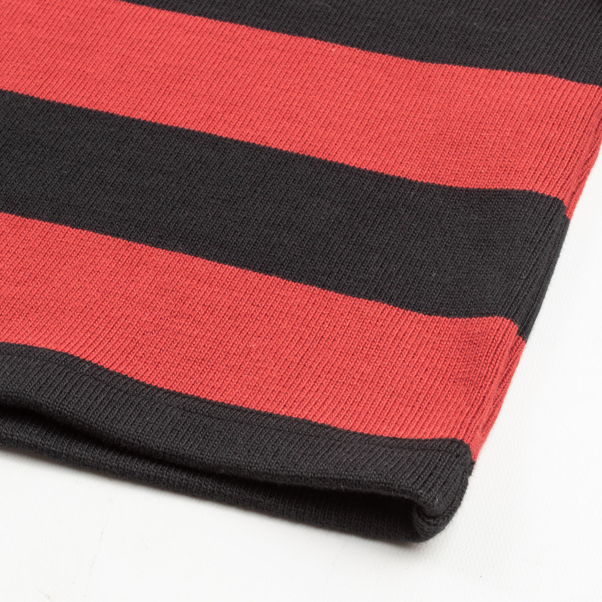 The Real McCoy's Buco Heavy Stripe Racing Jersey - Red/Black - Standard & Strange