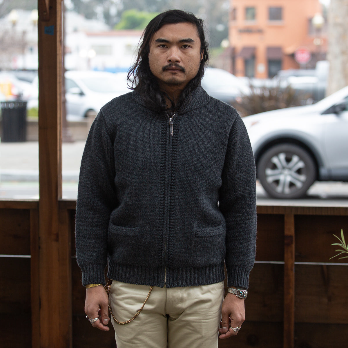 The Real McCoy's Heavy Wool Cashmere Sweater - Chale - Standard & Strange