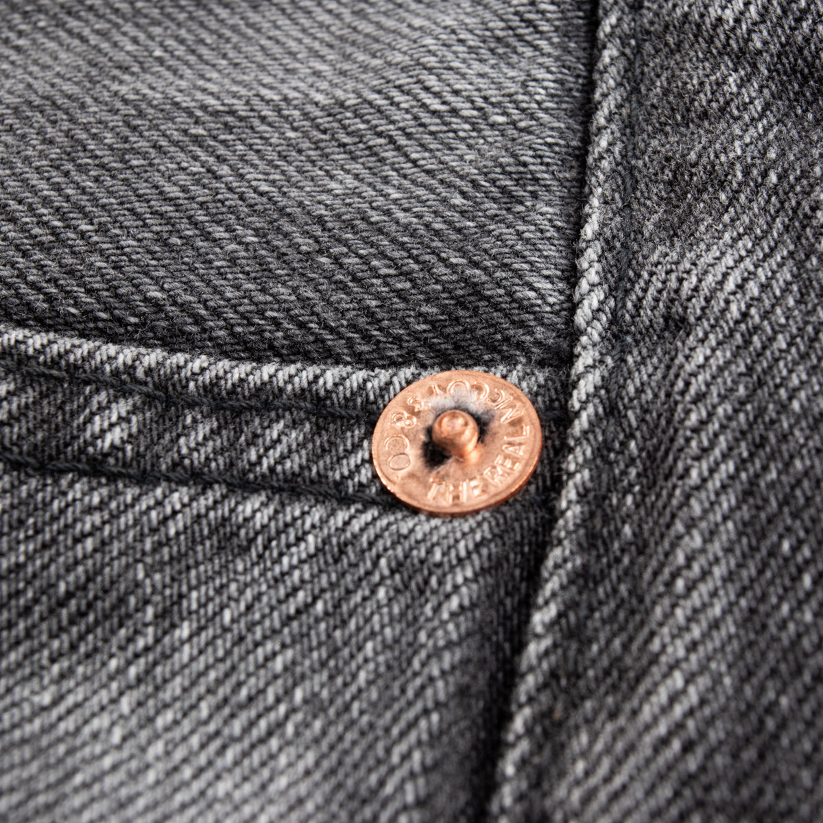 The Real McCoy's Joe McCoy Lot 966BK Black Denim Jeans (Washed) - Standard & Strange