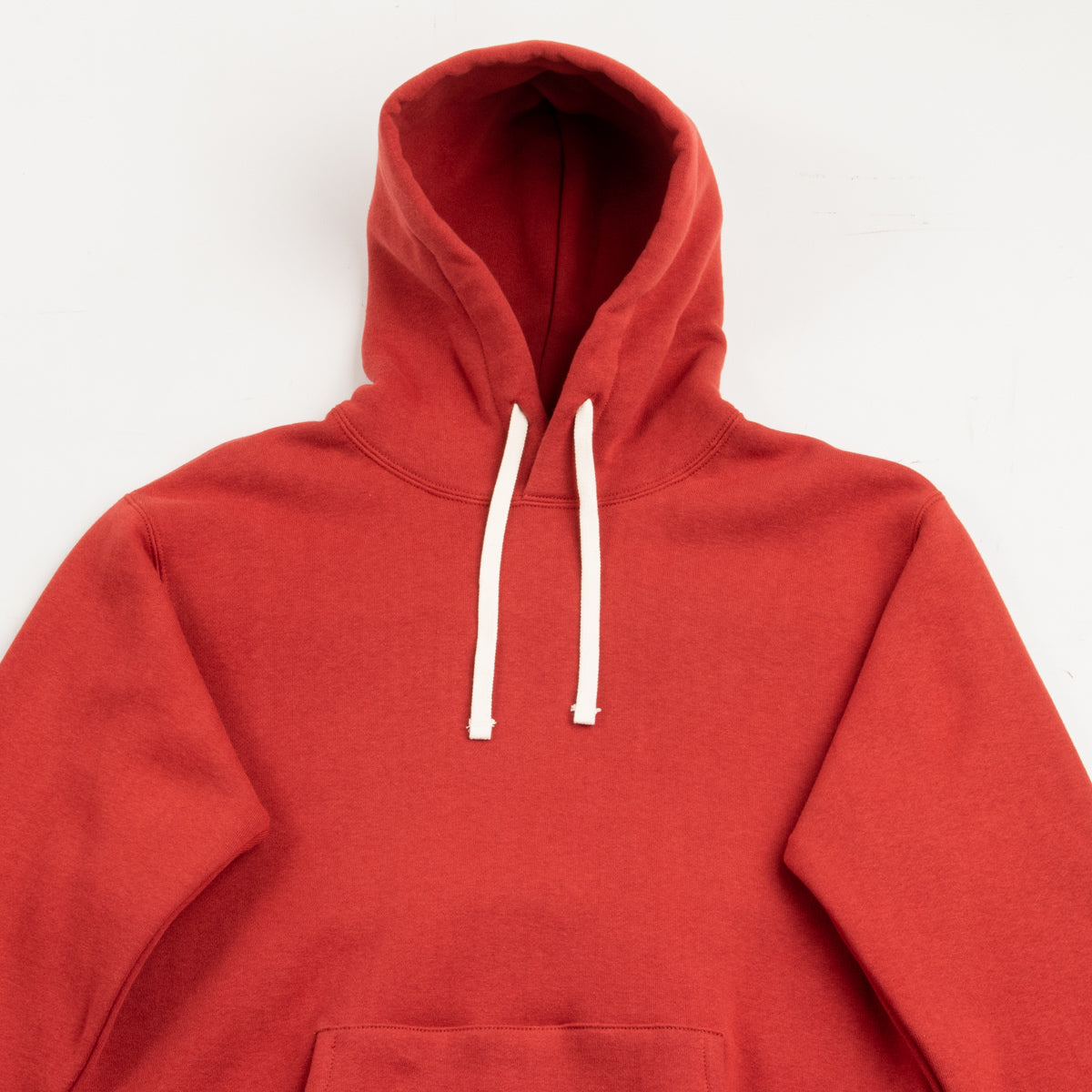 The Real McCoy's Loopwheel Pullover Hoodie - Cherry Red - Standard & Strange