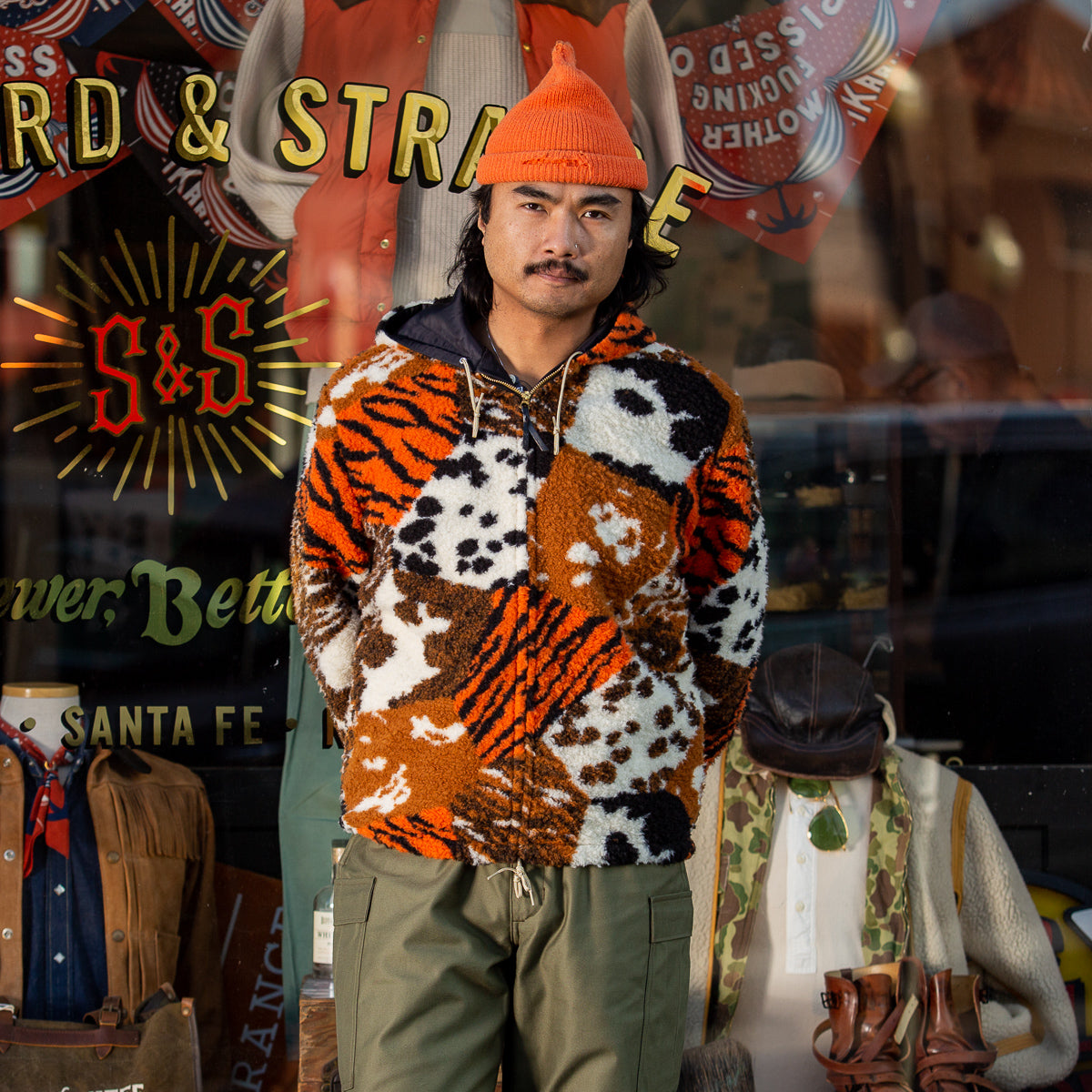 The Real McCoy's Multi Panel Animal Fur Parka - Standard & Strange