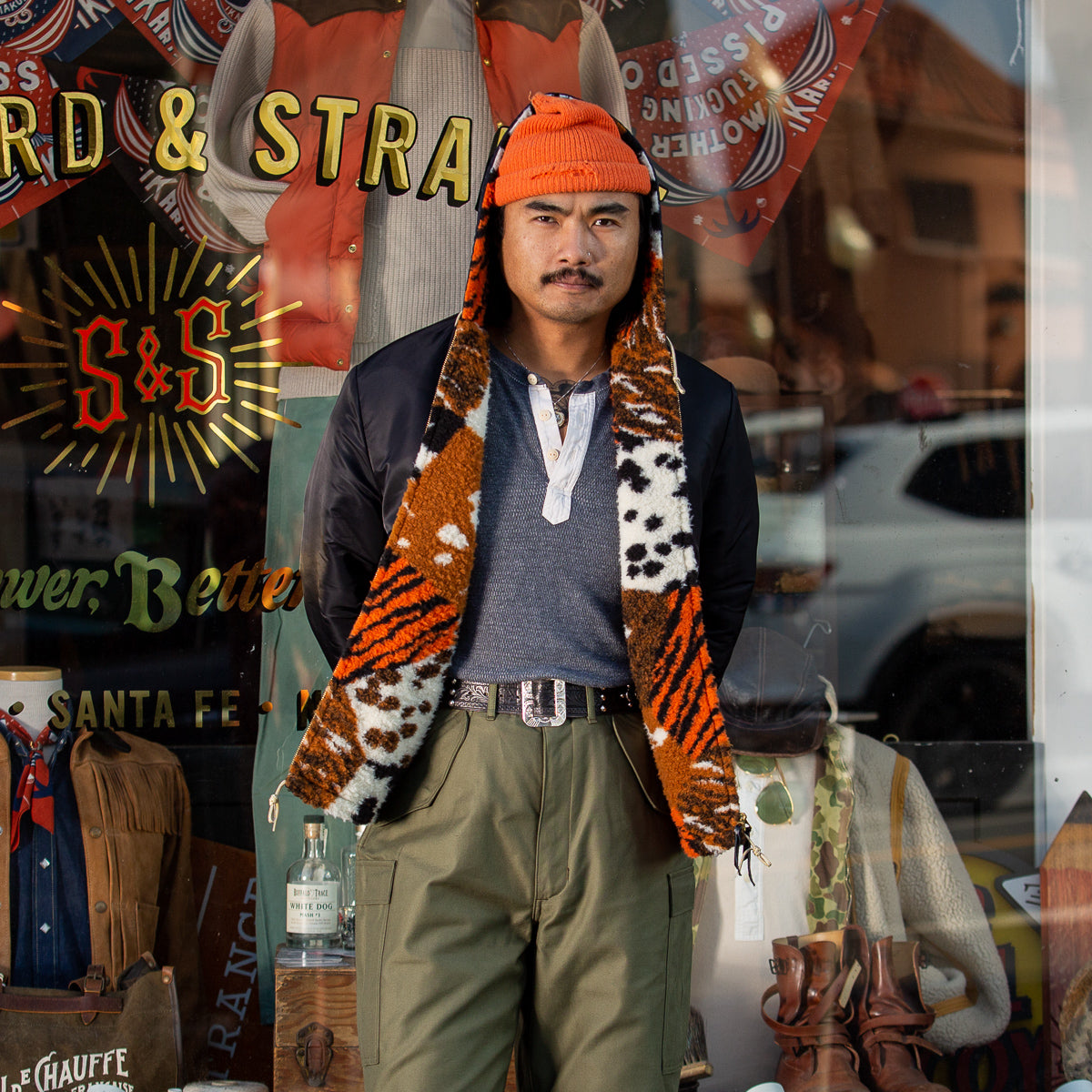 The Real McCoy's Multi Panel Animal Fur Parka - Standard & Strange