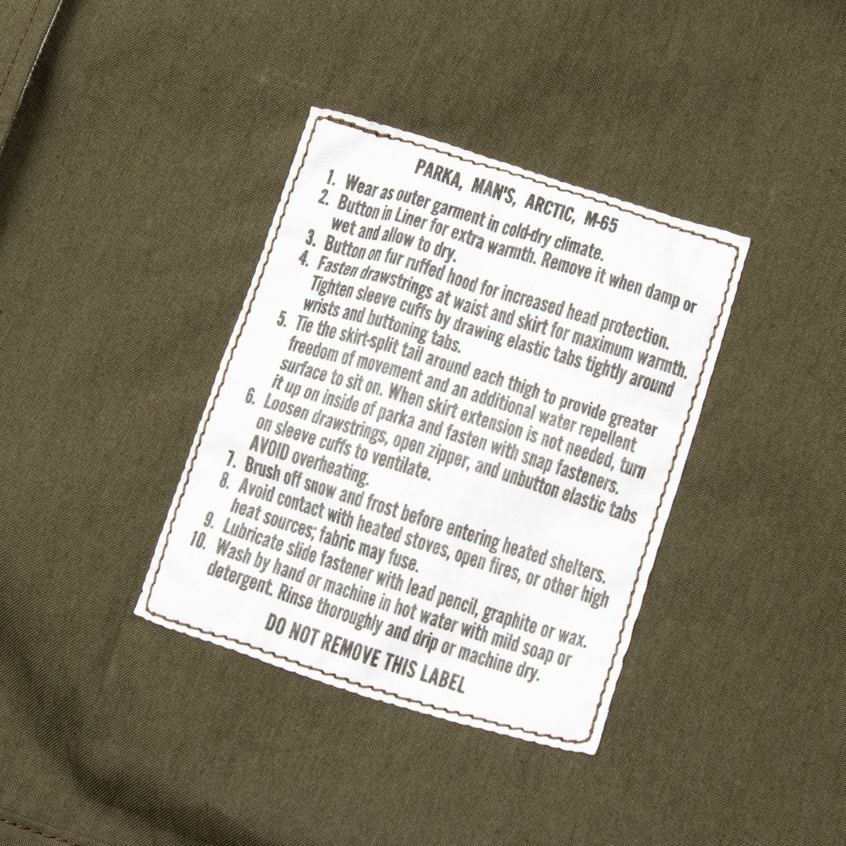 The Real McCoy's Parka, Man's M-65 - Standard & Strange