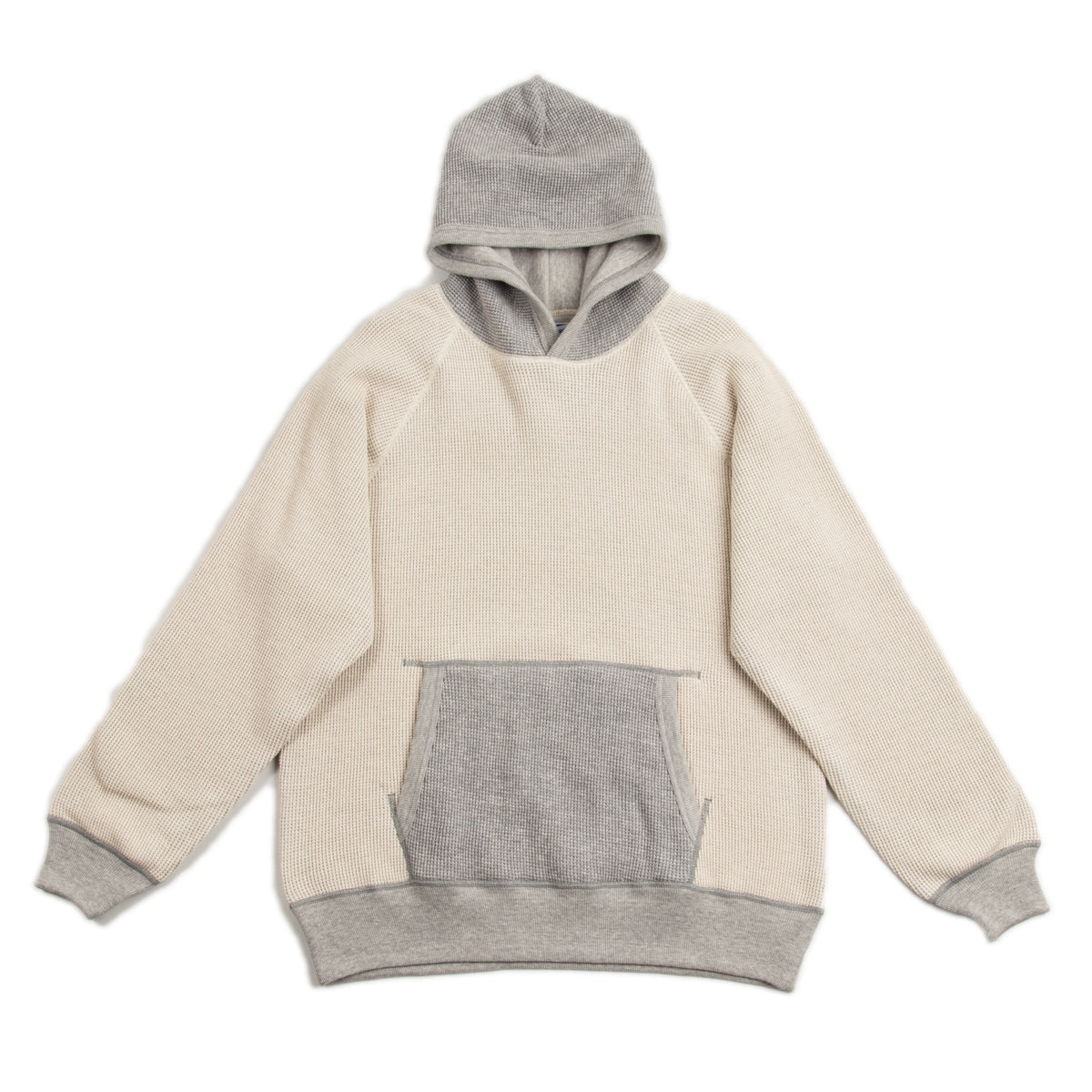 The Real McCoy's Thermal Sweatshirt (Two-Tone) - Gray - Standard & Strange