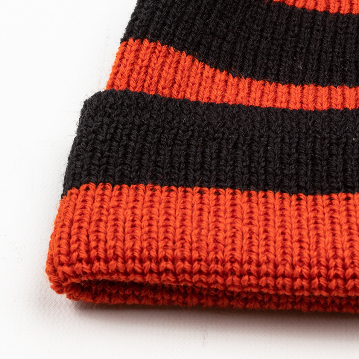 Runabout Goods Wool Watch Cap - Black/Orange - Standard & Strange