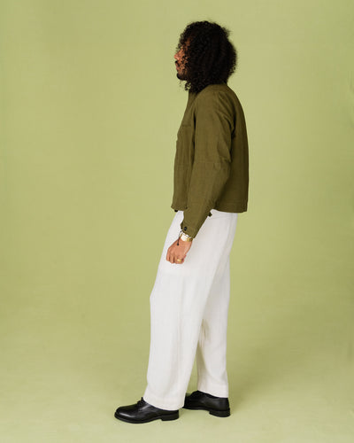 1st PAT-RN Camden Jacket - Olive Slub - Standard & Strange