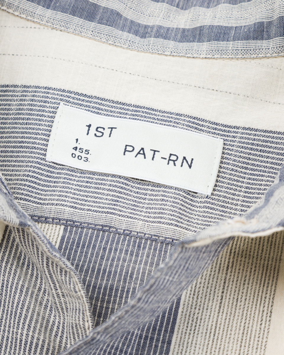 1st PAT-RN Tipo 5 Shirt - Blue/Natural Stripe - Standard & Strange