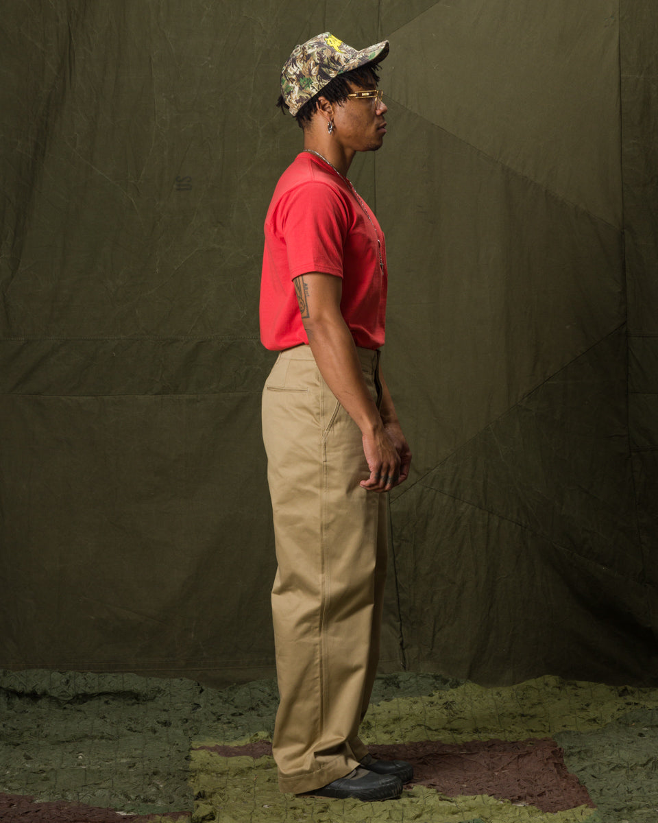 The Real McCoy's Joe McCoy Pocket Tee - Scarlet - Standard & Strange