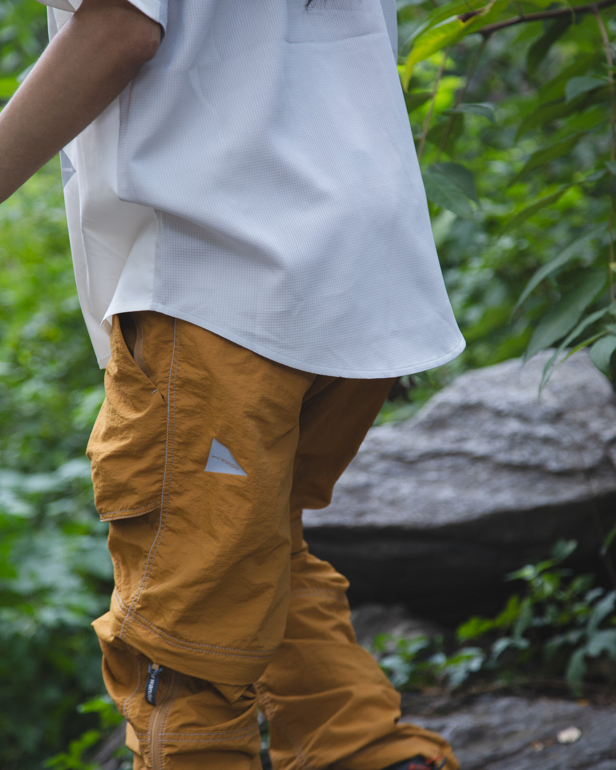 And Wander Taffeta Hiker 2way Pants - Yellow - Standard & Strange
