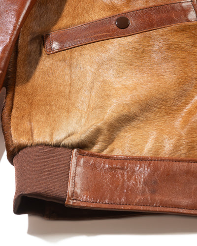 Attractions King Shawl Jacket - Brown Hair on Hide - Standard & Strange