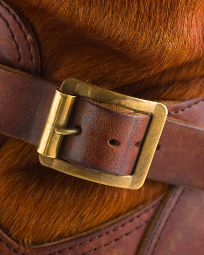 Attractions S&S x Attractions 444 Engineer Boot - Brown Horsehair - Standard & Strange