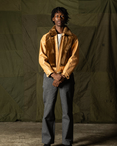 Attractions S&S x Attractions Grizzly Jacket - Brown Mouton - Standard & Strange