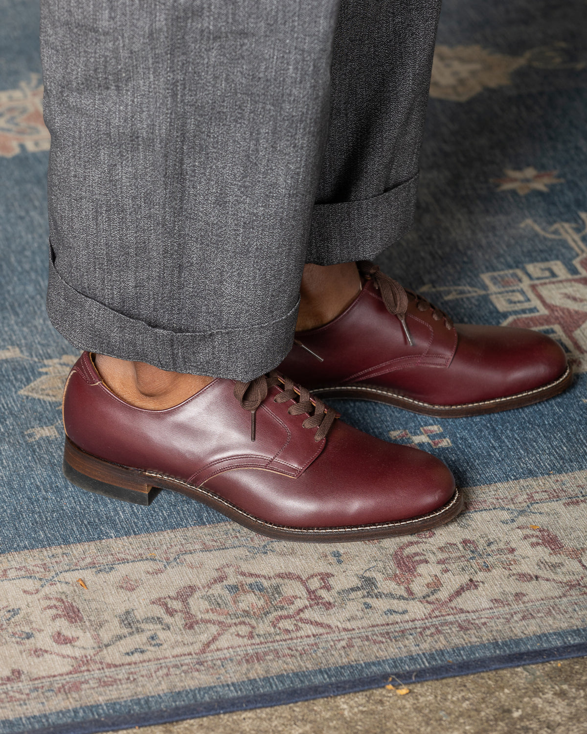 Attractions Service Shoes - Burgundy - Standard & Strange