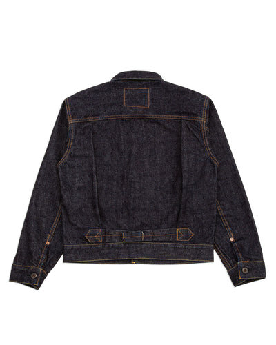 Black Sign 14oz Indigo Denim Pleats Jacket - Standard & Strange