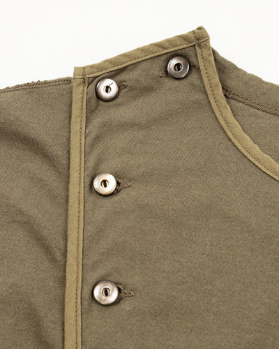 Black Sign 3/4 Sleeve Double Breasted Underwear - Soldier Green - Standard & Strange