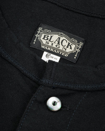 Black Sign BS Short Sleeve Amish Underwear - Midnight Black - Standard & Strange