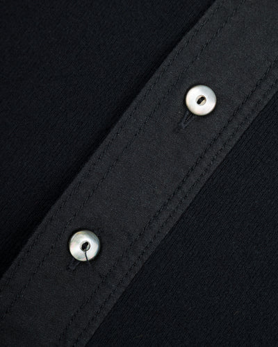 Black Sign Heavyweight 1920s Amish Henley - Black - Standard & Strange