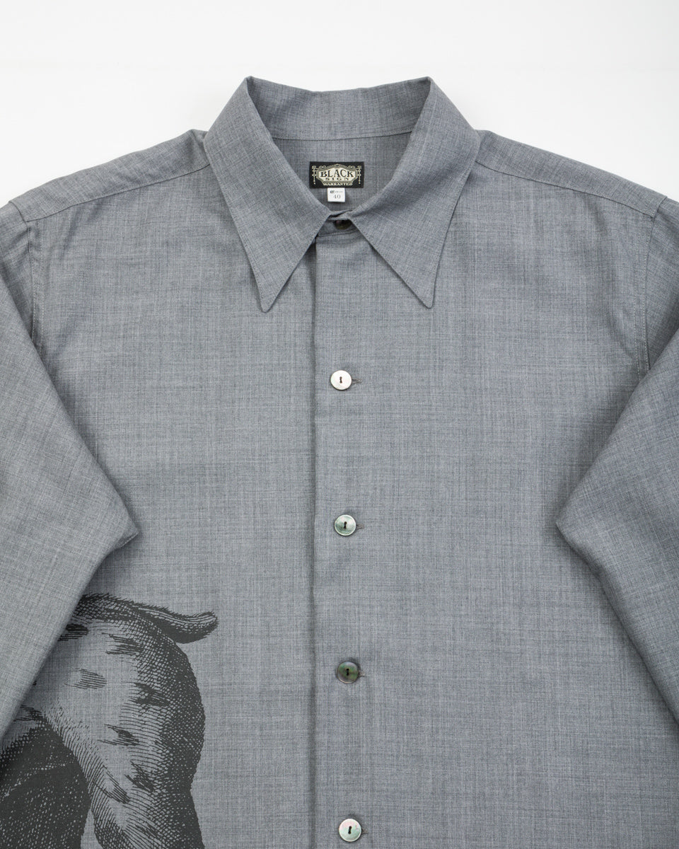 Black Sign Jonston Shirts "Lynx" - Smoke Gray - Standard & Strange