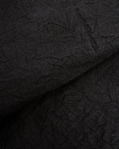 Black Sign Linen Canvas Shooting Jacket - Midnight Black - Standard & Strange