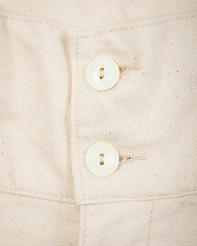 Black Sign Military Back Satin Combat Trousers - Sand White - Standard & Strange