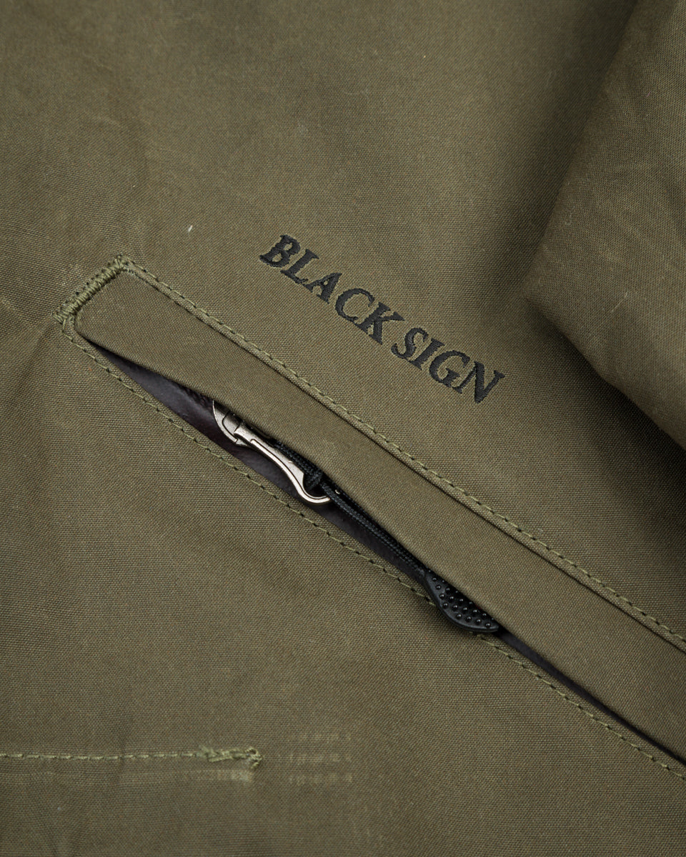 Black Sign Neo Devil Dogs Coat - Hide Olive - Standard & Strange