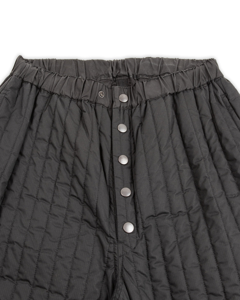 Black Sign Oiled Quilting Athletic Pants - Oiled Black - Standard & Strange