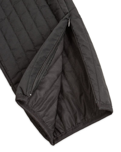 Black Sign Oiled Quilting Athletic Pants - Oiled Black - Standard & Strange