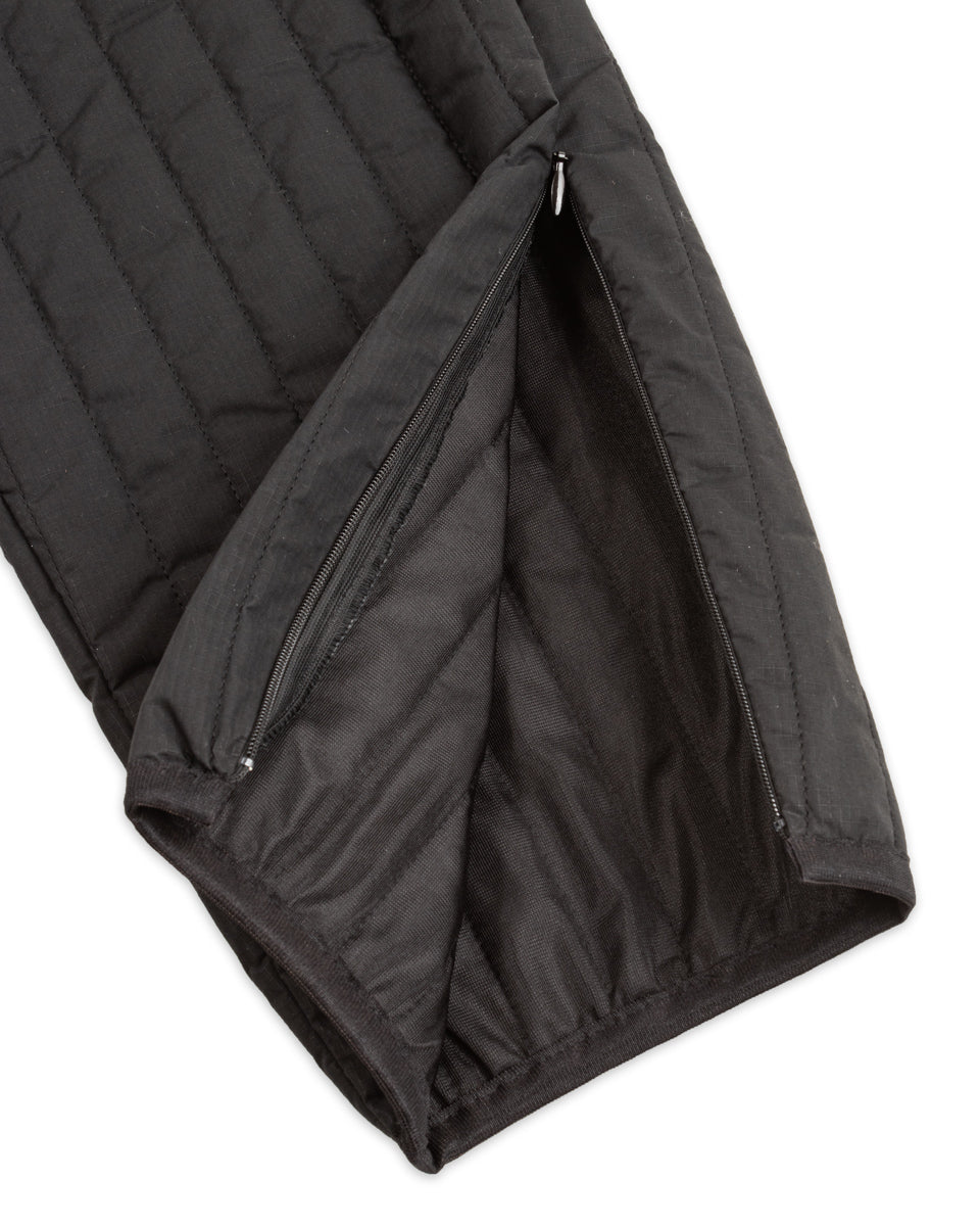 Black Sign Oiled Quilting Athletic Pants - Oiled Black - Standard & Strange